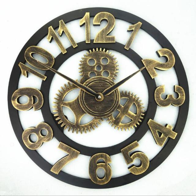 Retro Industrial Style Wall Clock