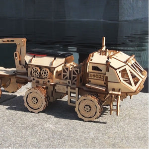 Solar Energy Wooden Model Navitas Rover