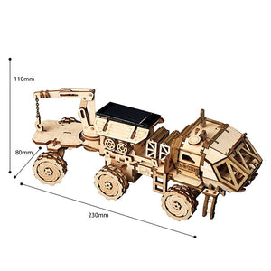 Solar Energy Wooden Model Navitas Rover