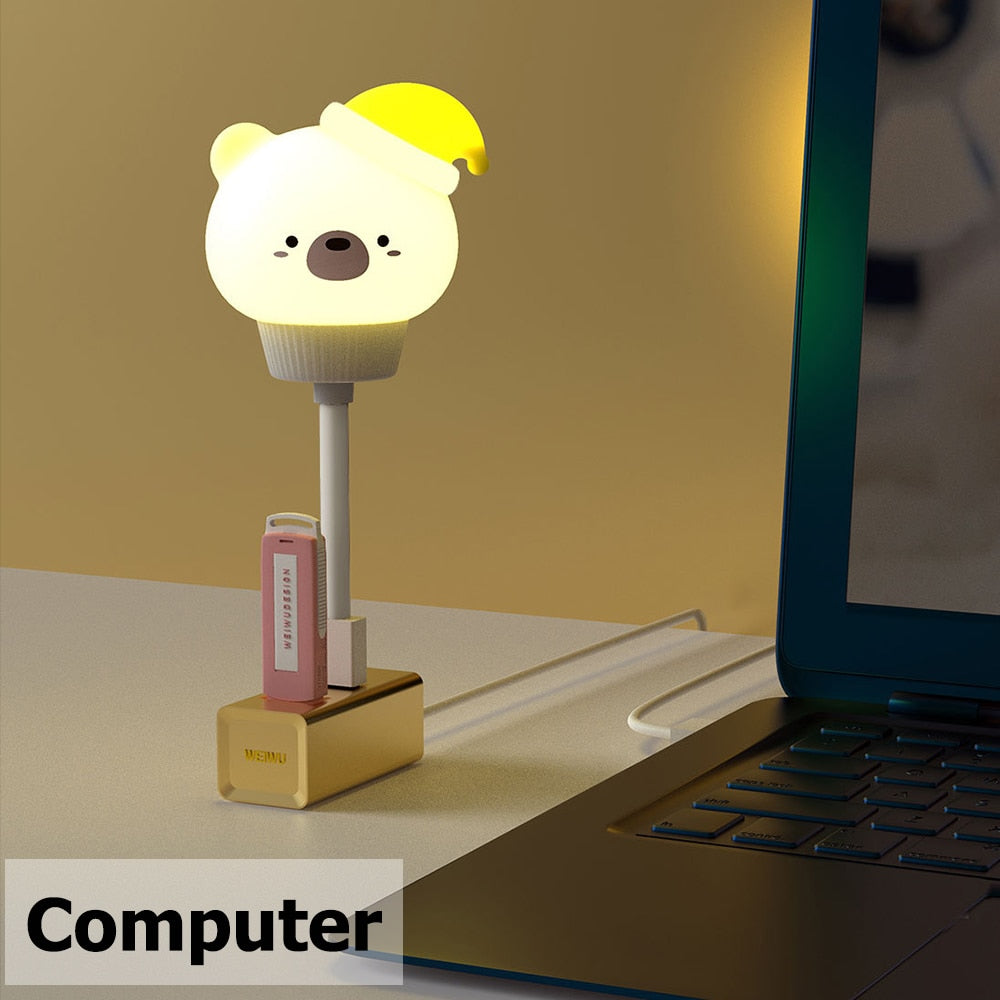 Adorable Animal LED Night Light With/Without Remote Control