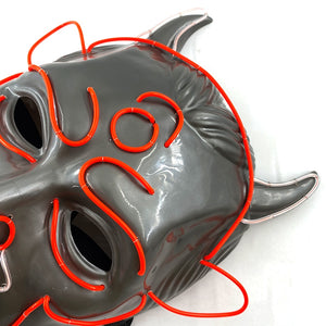 Halloween Neon Light Mask - Devil