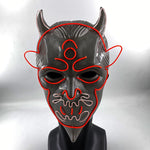 Load image into Gallery viewer, Halloween Neon Light Mask - Devil
