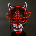 Load image into Gallery viewer, Halloween Neon Light Mask - Devil
