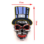 Load image into Gallery viewer, Halloween Neon Light Mask - Skull
