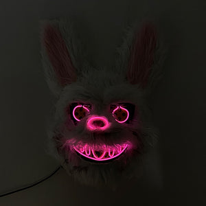 Halloween Neon Light Mask - Rabbit