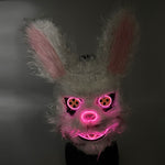 Load image into Gallery viewer, Halloween Neon Light Mask - Rabbit
