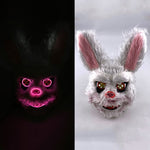 Load image into Gallery viewer, Halloween Neon Light Mask - Rabbit
