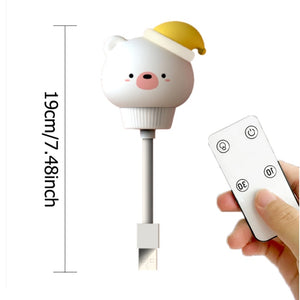 Adorable Animal LED Night Light With/Without Remote Control