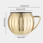 Load image into Gallery viewer, Pumpkin Shaped Stainless Steel Cup
