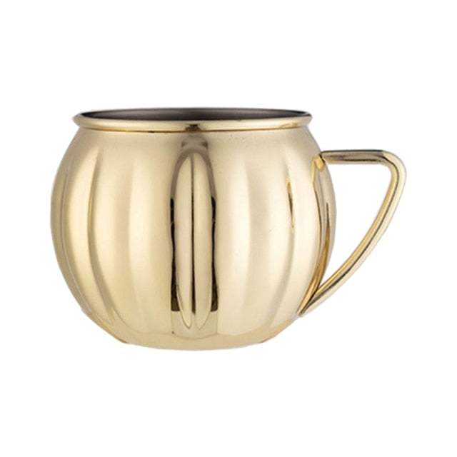 Pumpkin Shaped Stainless Steel Cup