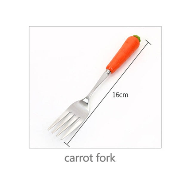 Rabbit/ Carrot Stainless Steel Cutlery