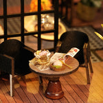 Load image into Gallery viewer, Miniature Wooden Dollhouse - Momo Tea House
