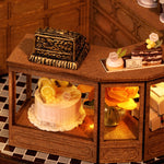 Load image into Gallery viewer, Miniature Wooden Dollhouse - Momo Tea House
