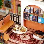 Load image into Gallery viewer, Miniature Wooden Dollhouse - Momo Tea House
